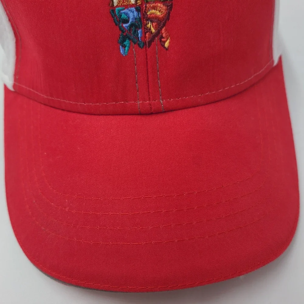Atlantic Beach Country Club Hat Adjustable Ahead Red White Ben Kohles Turtle Men